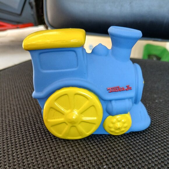 Tonka Jr - Blue Soft Rubber Train 2002 - Picture 2 of 6